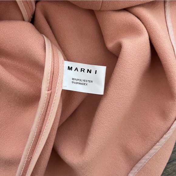 Marni Peach Short Sleeve Dress - Picture 4 of 6